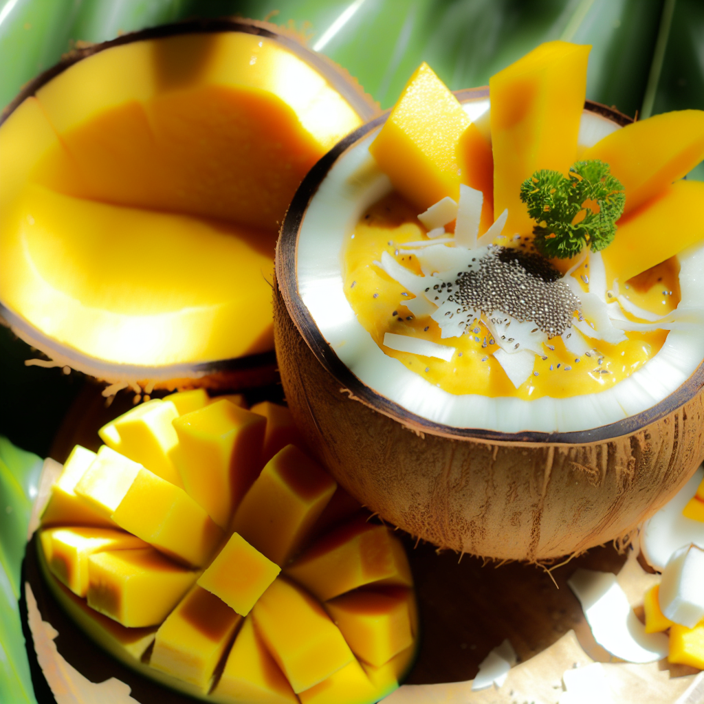 Mango-Kokos-Smoothie-Bowl