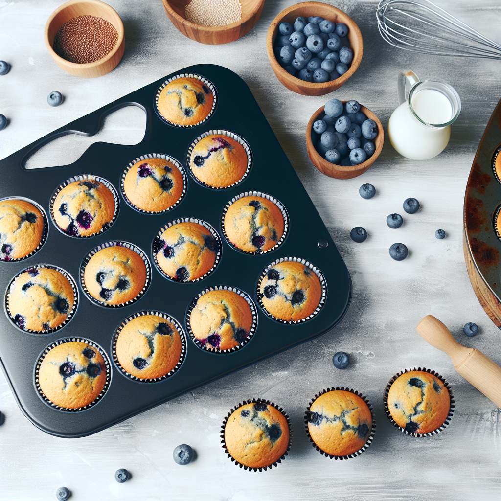 Vegane Blaubeer-Muffins