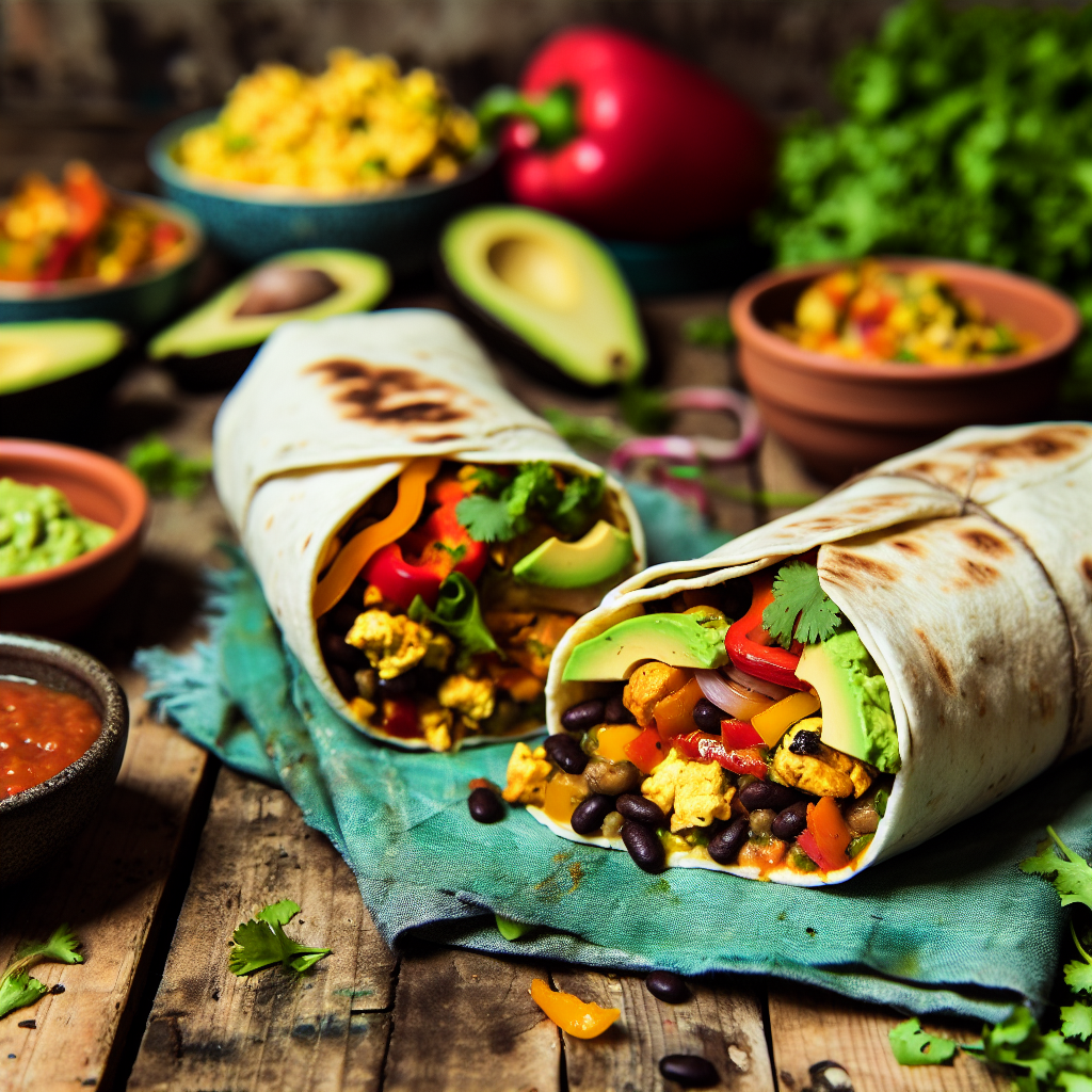 Vegane Frühstücks-Burritos