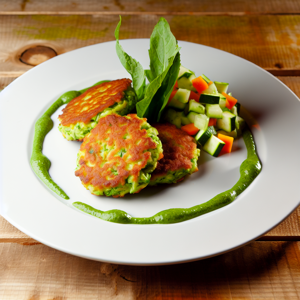 Vegane Zucchini-Fritters