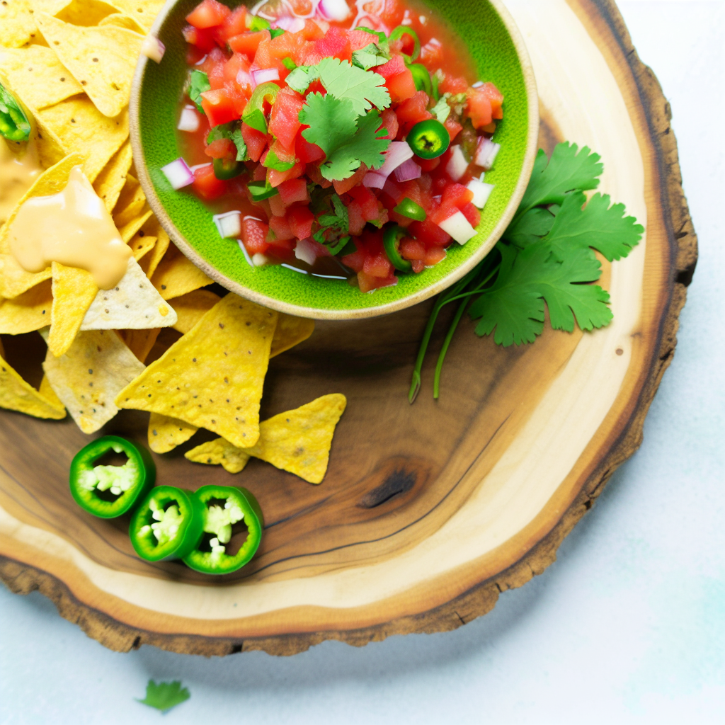 Vegane Nachos mit hausgemachter Salsa