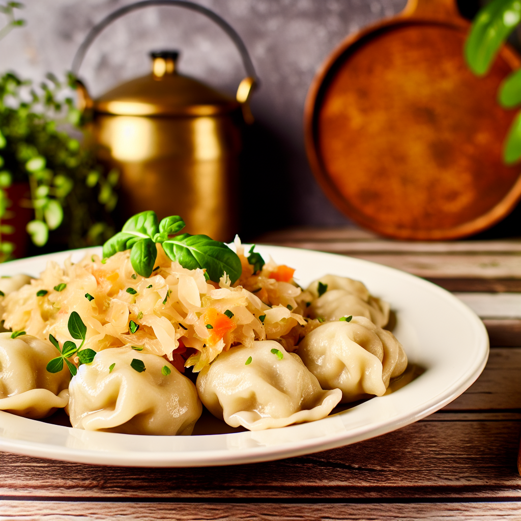 Vegane Schupfnudeln mit Sauerkraut